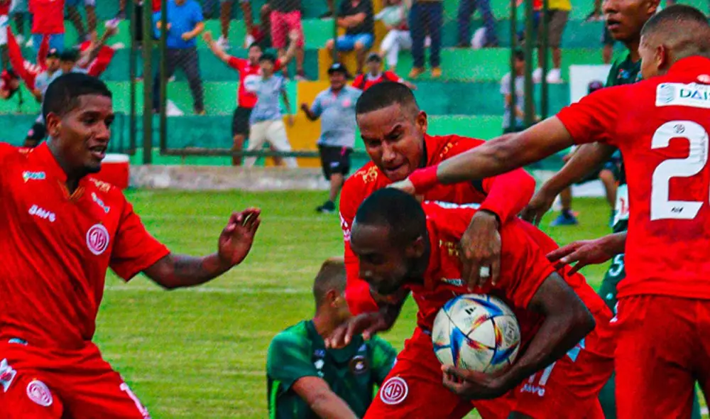 Juan Aurich y Piratas FC igualaron en Chongoyape por la Liga 2 del fútbol peruano. Foto: Juan Aurich