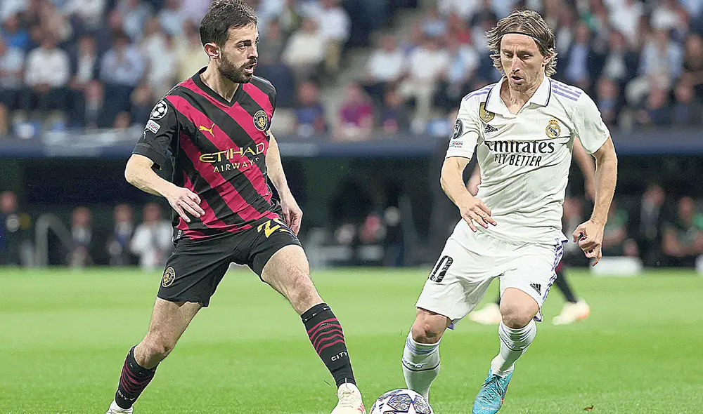Invictos. El Real Madrid no ha perdido un solo partido de local en la presente Champions League, ni tampoco el Manchester City de visita. Foto: difusión Invictos. El Real Madrid no ha perdido un solo partido de local en la presente Champions League, ni tampoco el Manchester City de visita. Foto: difusión
