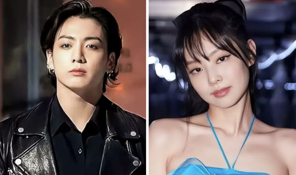 Jungkook y Jennie, respectivos integrantes de BTS y BLACKPINK, son embajadores globales de Calvin Klein. Foto: composición LR/Hybe/YG