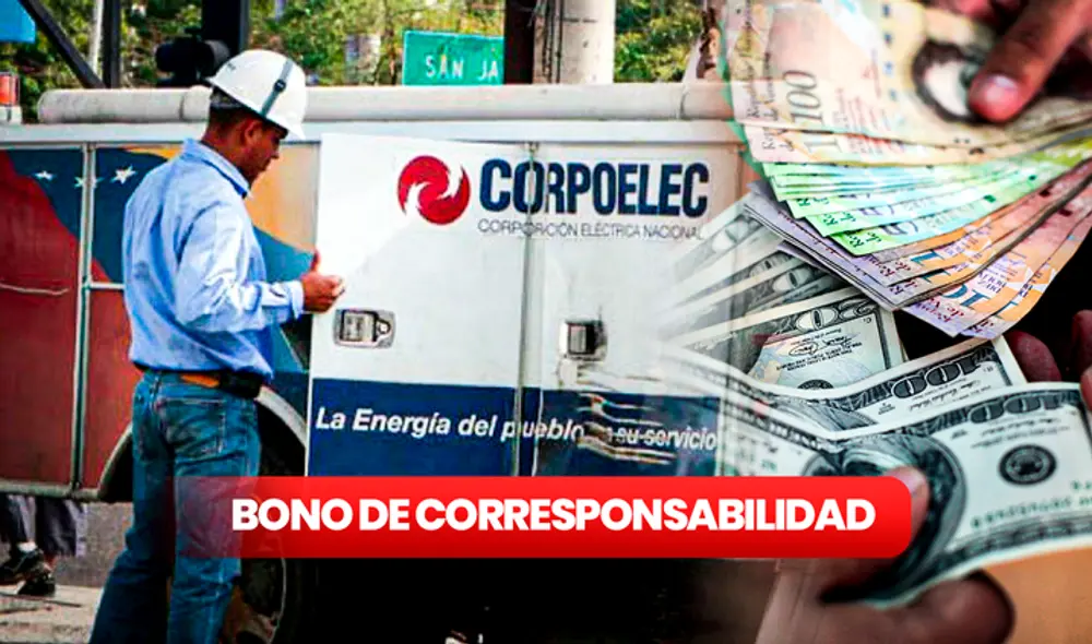 Trabajadores de Corpoelec también recibirán el Bono de Corresponsabilidad y Formación de mayo de 2023. Foto: composición LR /Correo del Orinoco/AFP.