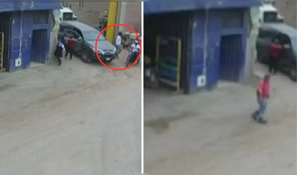 Los ladrones huyeron sin lograr su objetivo. Foto: Latina. Video: Latina