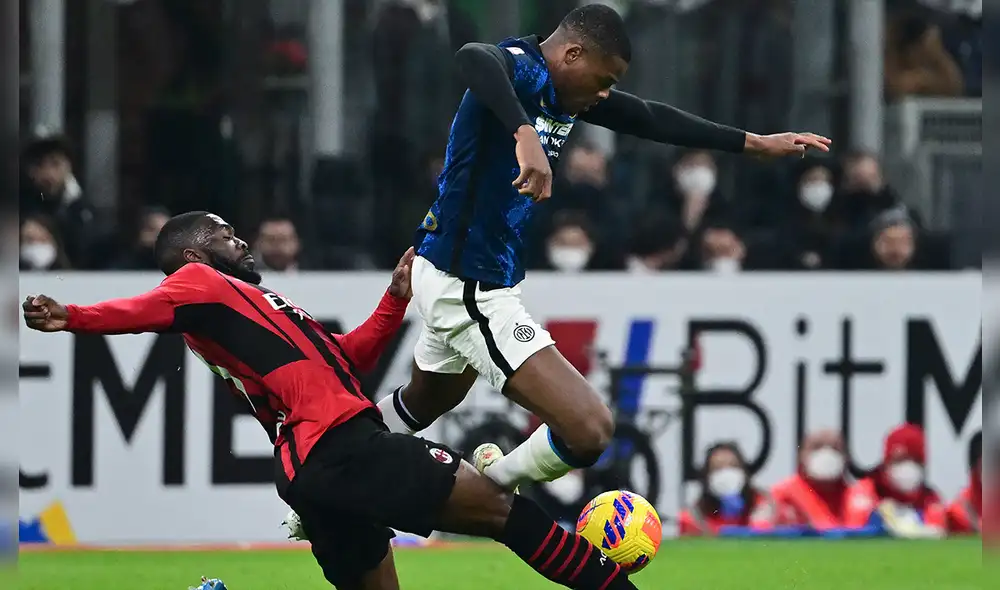 Milan vs. Inter jugarán el duelo de ida por las semifinales de la Champions League en San Siro. Foto: AFP