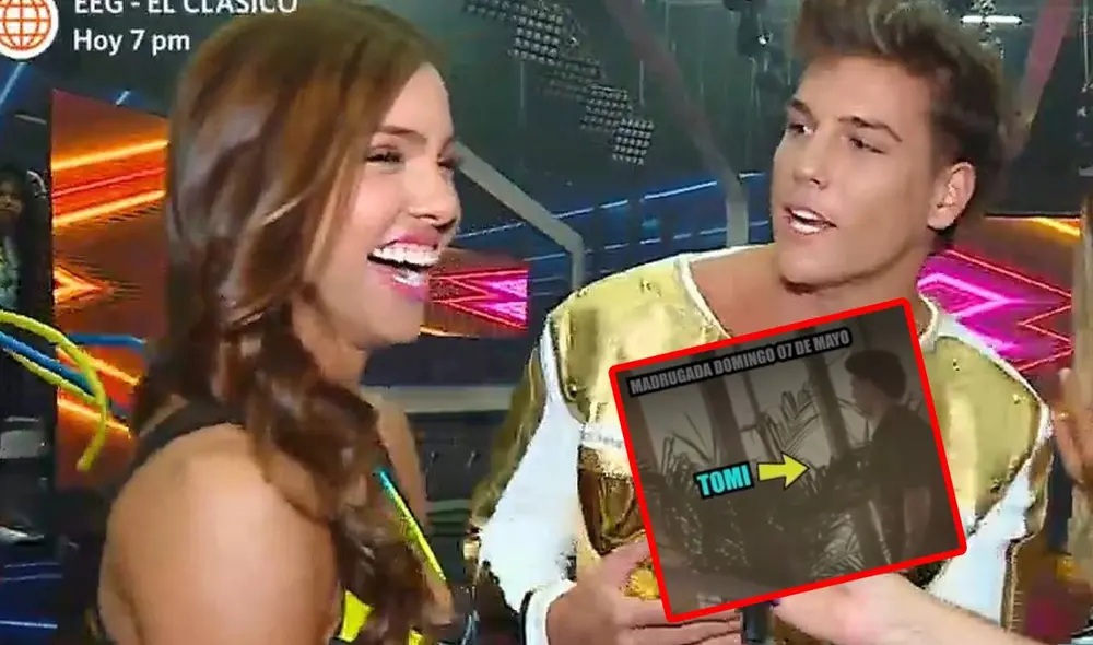 Tomi Narbondo pasó la noche en el departamento de Paloma Fiuza. Foto: captura/América TV/Willax Tomi Narbondo pasó la noche en el departamento de Paloma Fiuza. Foto: captura/América TV/Willax