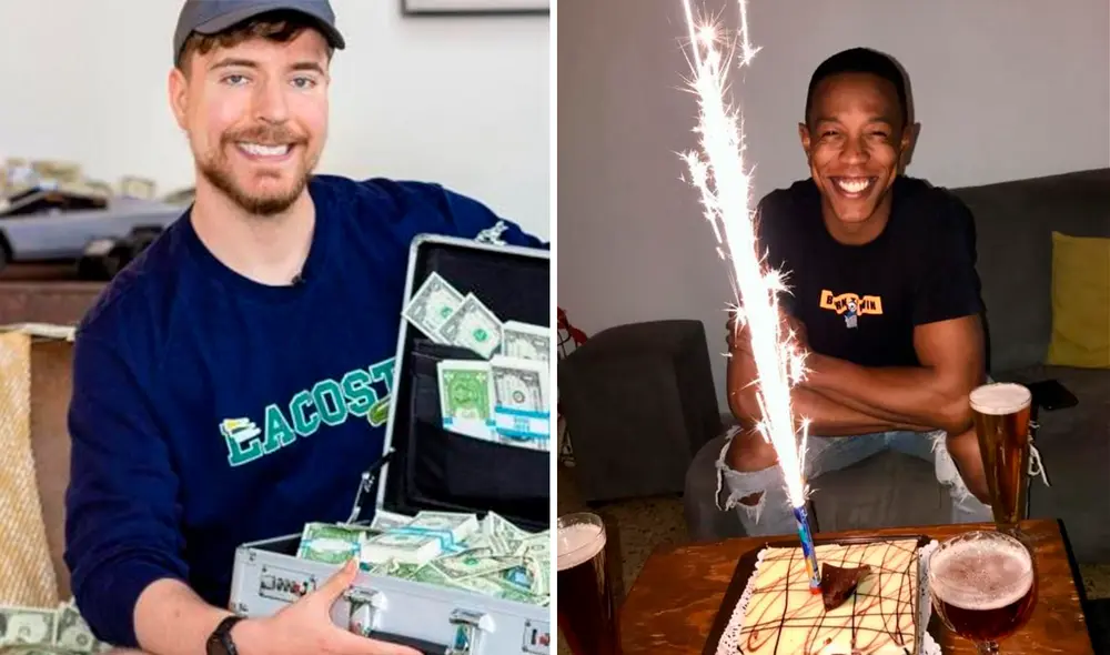 El joven venezolano Jaime Hernández Terán resultó ser uno de los 10 ganadores del concurso promovido por el youtuber Mr. Beast. Foto: composición LR/Mr. Beast/Jaime H.