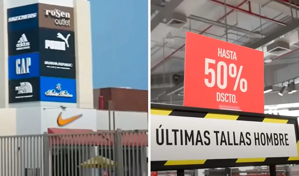 El outlet más grande de Lima se encuentra en el kilómetro 32 de la Panamericana Sur. Foto: composición LR/captura de YouTube/Ariana Bolo Arce