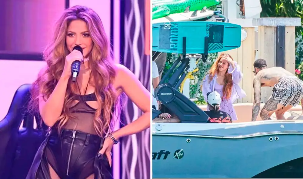 Shakira y el deportista Lewis estuvieron en altamar en la bahía de Biscayne. Foto: composición LR/Shakira/Instagram/Grosby Shakira y el deportista Lewis estuvieron en altamar en la bahía de Biscayne. Foto: composición LR/Shakira/Instagram/Grosby