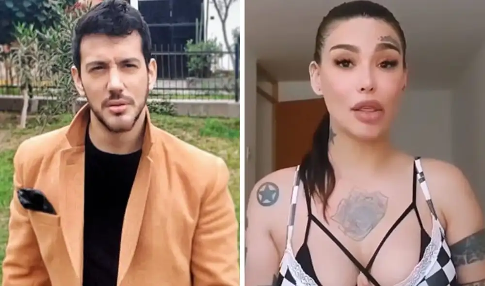 Jean Paul Santamaría y Angie Jibaja se encuentran enfrentados desde hace varios meses. Foto: composición LR/Instagram/Jean Paul Santamaría/captura de Willax