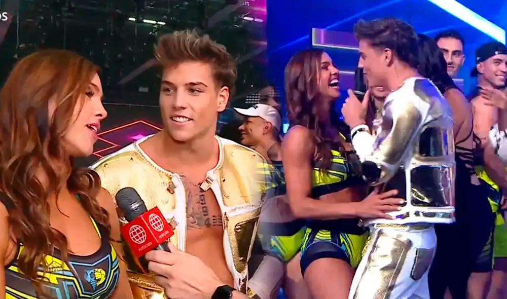 Paloma Fiuza y Tomi Narbondo se muestran más cariñosos que nunca en "Esto es guerra". Foto: composición/captura de América TV Paloma Fiuza y Tomi Narbondo se muestran más cariñosos que nunca en "Esto es guerra". Foto: composición/captura de América TV