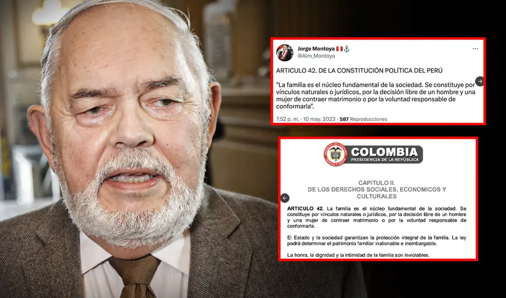 Recientemente, el congresista presentó una denuncia constitucional contra miembros de la JNJ. Foto: composición Jazmín Ceras/La República/Twitter: captura Martín Hidalgo