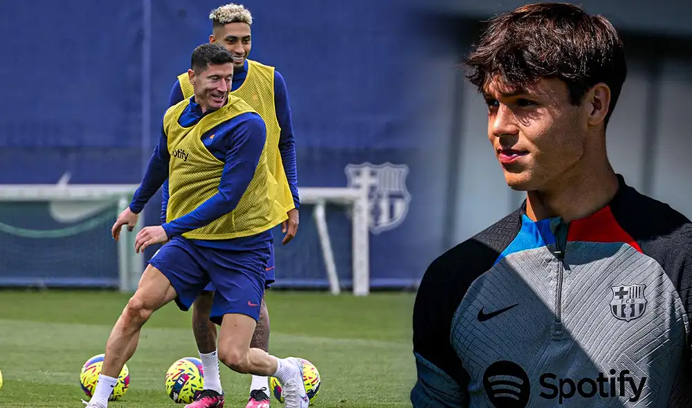 Diego Kochen cuenta con tres nacionalidades  y destaca en el equipo juvenil del FC Barcelona. Foto: composición LR/AFP/Instagram/@diego_kochen