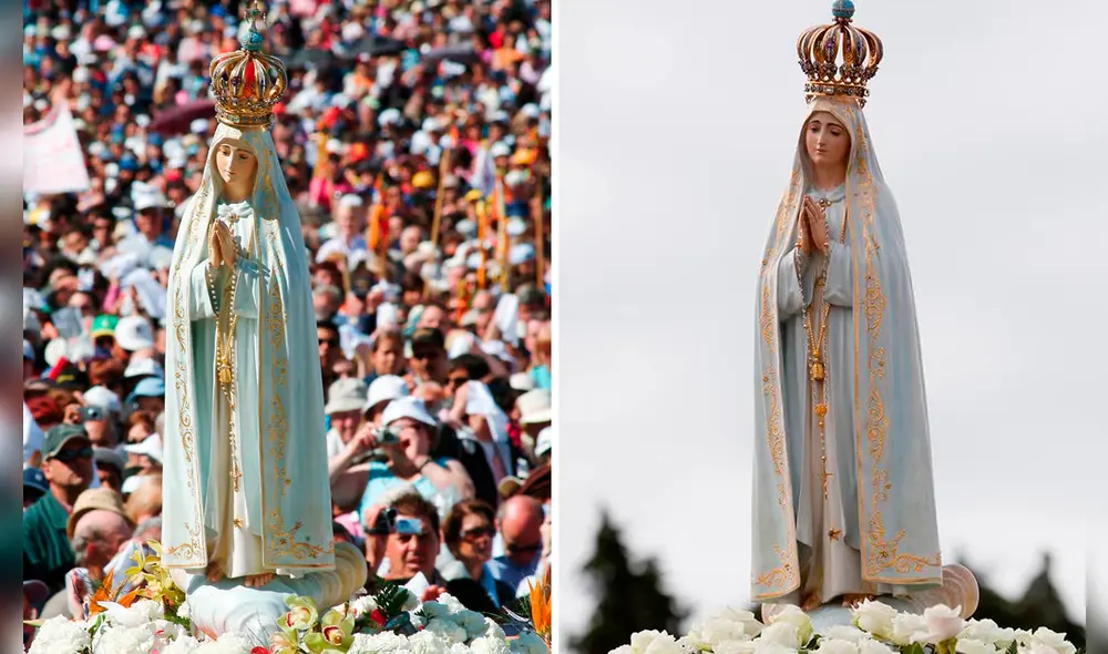 La procesión principal se realiza en Fátima, Portugal. Foto: composiciónLR/Instagram/Virgendefátima.es La procesión principal se realiza en Fátima, Portugal. Foto: composiciónLR/Instagram/Virgendefátima.es