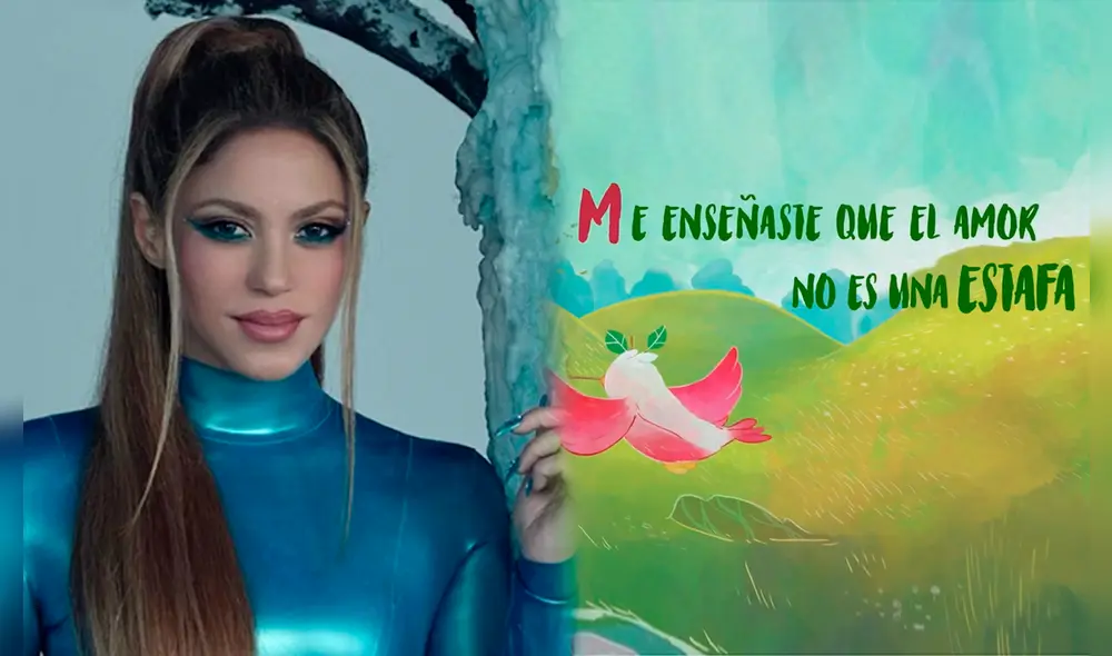 Shakira usa la composición poética para dedicarle una sentidas palabras a dos personas muy especiales. Foto: composición LR/Shakira/Instagram/YouTube