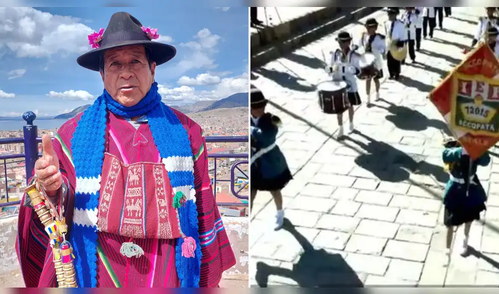 Rubén Apaza, miembro del Consejo de Autoridades Originarias de Puno. Foto: Liubomir Fernández/La República