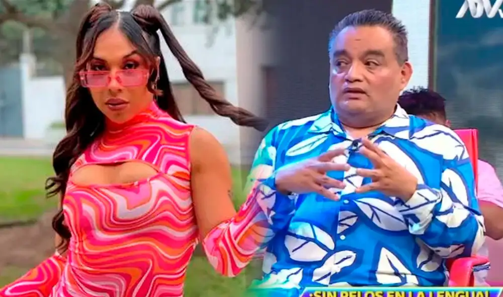 A Jorge Benavides no le agradó que Dayanita tenga poses de diva. Foto: captura/ATV/difusión