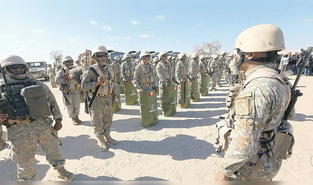 Como tantas veces en la historia del país, el mayor saldo de muertes en la guerra interna fue en regiones sureñas. Foto: Ejército Como tantas veces en la historia del país, el mayor saldo de muertes en la guerra interna fue en regiones sureñas. Foto: Ejército