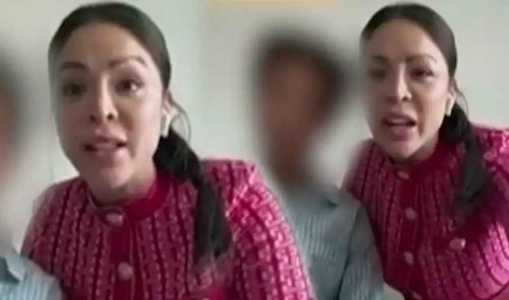 Sheyla Rojas explicó cuál habría sido el motivo por el que abandonó la llamada. Foto: composición LR/captura de América TV - Video: "América hoy"