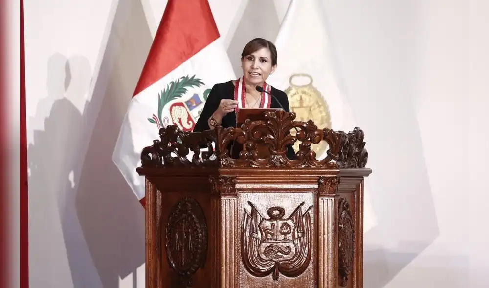 Patricia Benavides brindó un mensaje en el 42 aniversario del Ministerio Público. Foto: La República - Video: Canal N Patricia Benavides brindó un mensaje en el 42 aniversario del Ministerio Público. Foto: La República - Video: Canal N