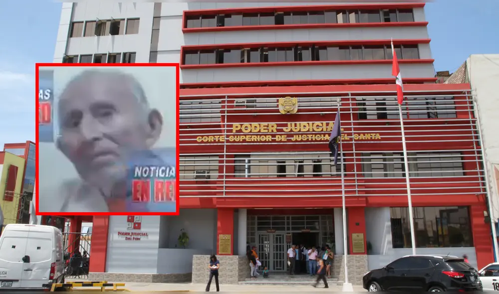 Anciano se acogió a la terminación anticipada. Foto: composición LR/captura Noticias en Red Chimbote