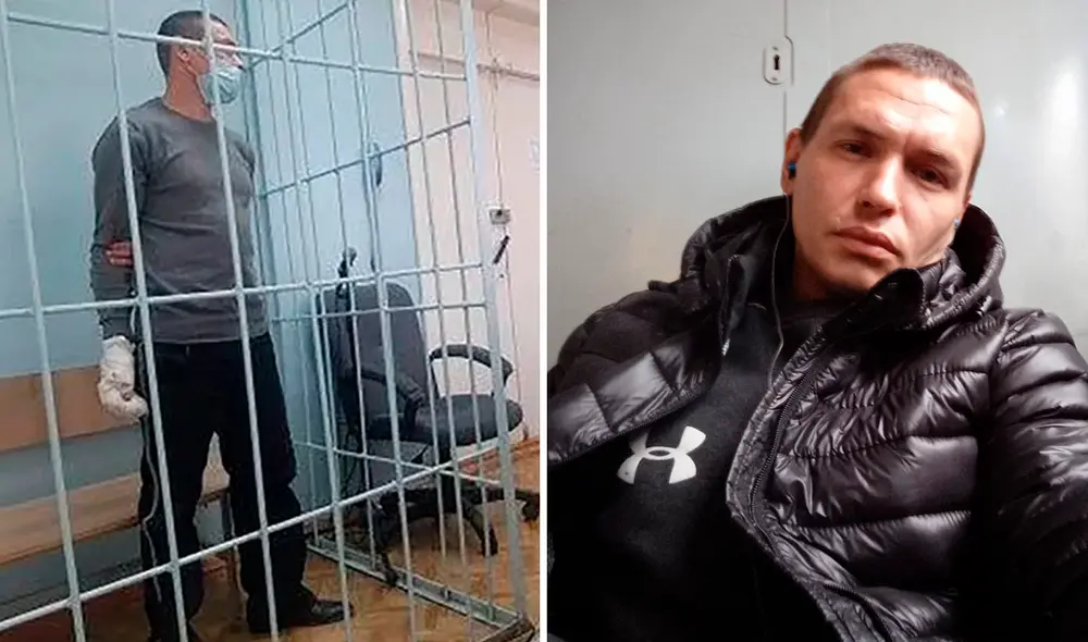 Dolgikh tenía una condena anterior por feminicidio. Foto: composición LR/Policía de Rusia/Facebook Dolgikh tenía una condena anterior por feminicidio. Foto: composición LR/Policía de Rusia/Facebook