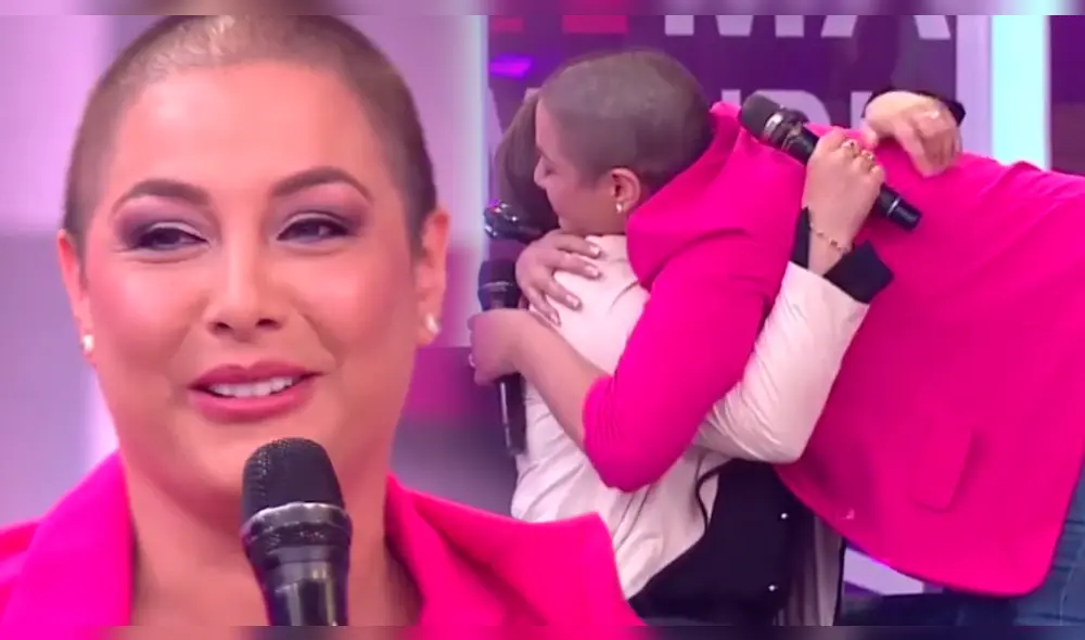 Natalia Salas agradeció el apoyo incondicional de su madre. Foto: composición LR/América TV - Video: América TV