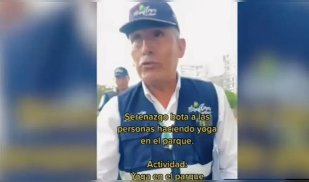 Ciudadanos también denunciaron que agentes municipales retiraron a una persona que estaba meditando.  Foto: captura de Panamericana