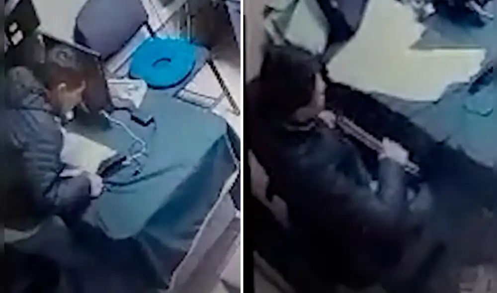 El suboficial fue reconocido por el dueño de la laptop luego de ver las cámaras de videovigilancia. Foto: composición LR/Huancayork Timews. Video: Huancayork Times El suboficial fue reconocido por el dueño de la laptop luego de ver las cámaras de videovigilancia. Foto: composición LR/Huancayork Timews. Video: Huancayork Times