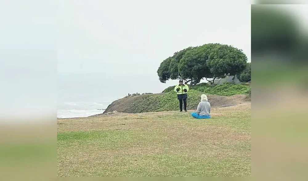 ¿Exceso? Esta imagen fue captada ayer cerca de acantilados. Foto: difusión