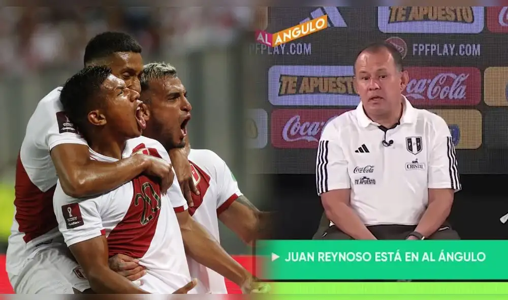 Juan Reynoso llegó a la selección peruana en reemplazo de Ricardo Gareca. Foto: Composición-LR/Selección peruana/Captura Movistar Deportes Juan Reynoso llegó a la selección peruana en reemplazo de Ricardo Gareca. Foto: Composición-LR/Selección peruana/Captura Movistar Deportes