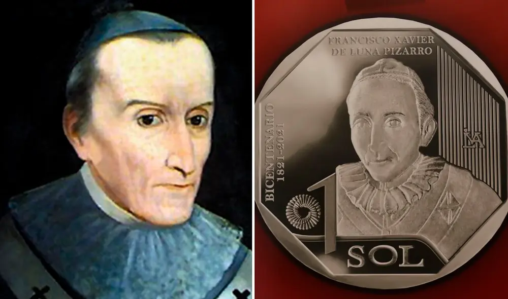 Francisco de Luna Pizarro es el nuevo rostro de la moneda de s/1. Foto: composición LR/Andina Francisco de Luna Pizarro es el nuevo rostro de la moneda de s/1. Foto: composición LR/Andina