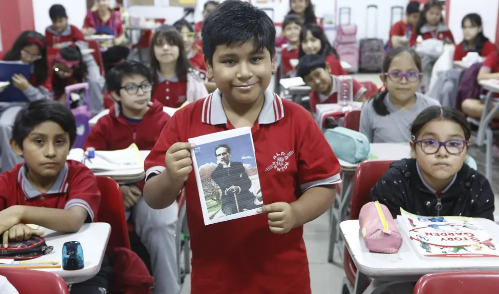 "Cuando analizamos ‘Los nueve monstruos’, los chicos lo asociaron a los problemas ecológicos de hoy”, dice el profesor de Comunicación. Foto: Marco Cotrina/La República