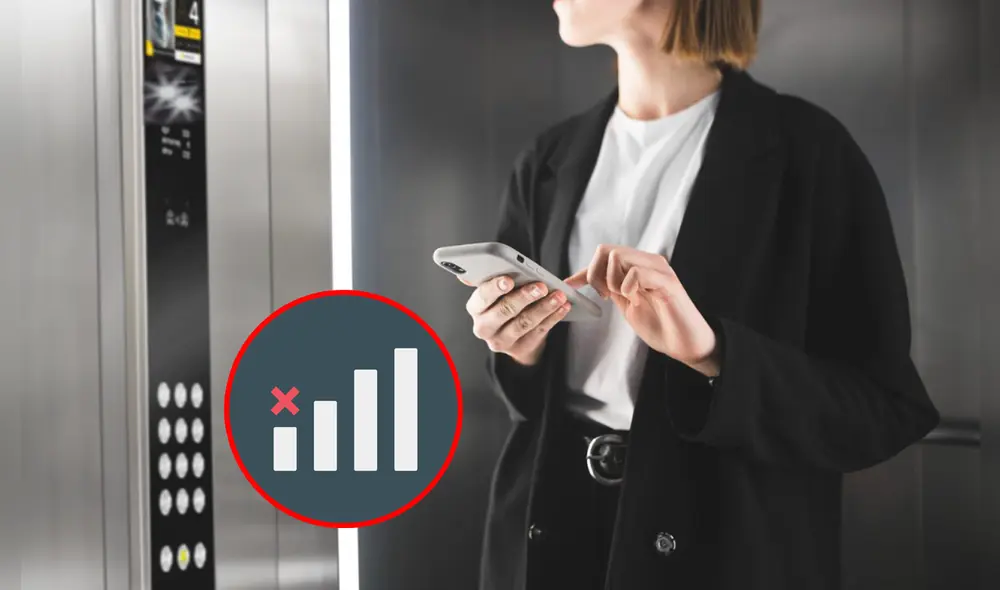 ¿Se te va la señal en el ascensor? Aquí te explicamos por qué. Foto: composición LR/Freepik