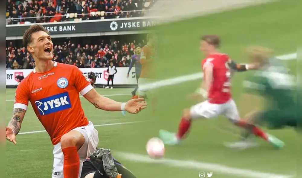 Oliver Sonne se mostró entusiasmado ante la posibilidad de jugar por la selección peruana. Foto: composición LR/Twitter/Instagram/Oliver Sonne - Video: 3F Superliga Oliver Sonne se mostró entusiasmado ante la posibilidad de jugar por la selección peruana. Foto: composición LR/Twitter/Instagram/Oliver Sonne - Video: 3F Superliga