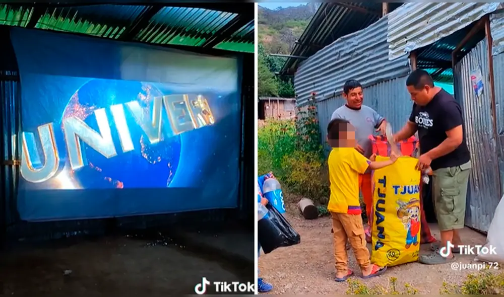 Cineclaje se desarrolla todos los sábados. Foto: captura de juanpi.72/TikTok Cineclaje se desarrolla todos los sábados. Foto: captura de juanpi.72/TikTok