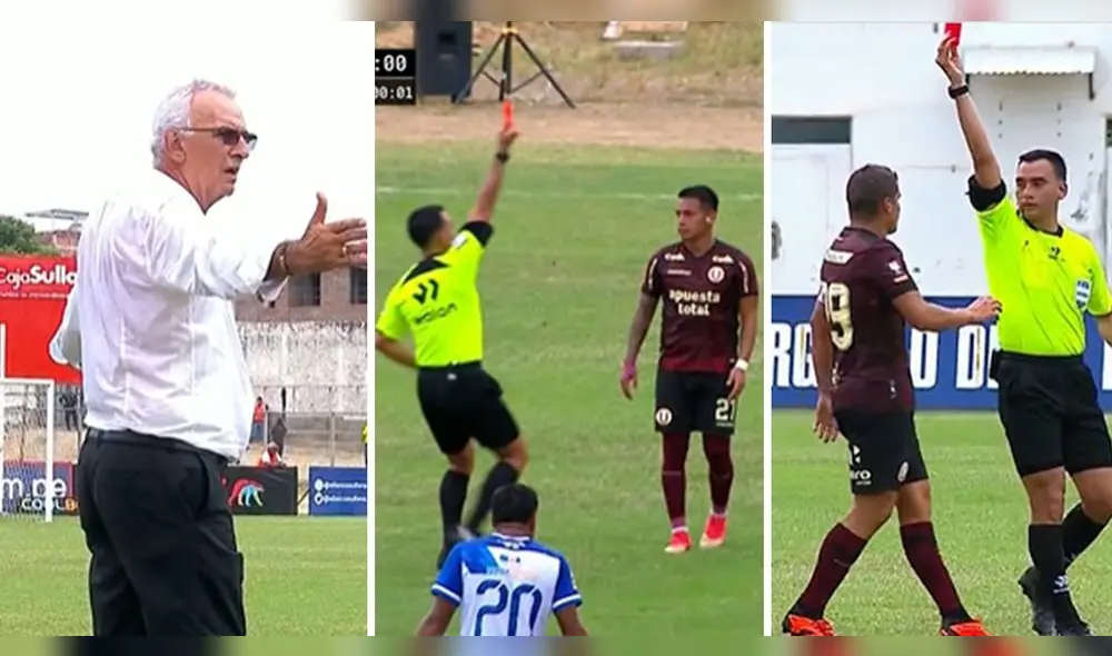 Universitario perdió  en su visita a Sullana para medirse a Alianza Atlético. Foto: composición LR/capturas de Liga 1 Max - Video: Liga 1 Max