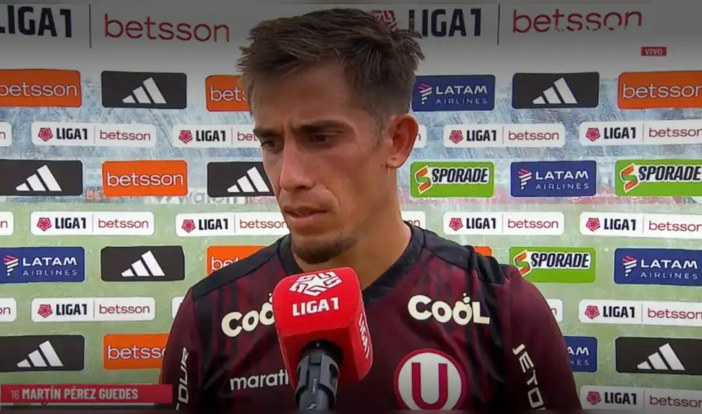 Pérez Guedes jugó todo el partido en la primera derrota de Jorge Fossati en la Liga 1. Foto: captura Liga 1 Max Pérez Guedes jugó todo el partido en la primera derrota de Jorge Fossati en la Liga 1. Foto: captura Liga 1 Max