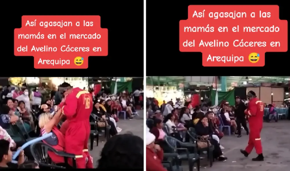 Las féminas no dudaron en captar el sensual baile con sus celulares. Foto: composición LR/captura/@richibeltran0609/TikTok - Video: @richibeltran0609/TikTok Las féminas no dudaron en captar el sensual baile con sus celulares. Foto: composición LR/captura/@richibeltran0609/TikTok - Video: @richibeltran0609/TikTok