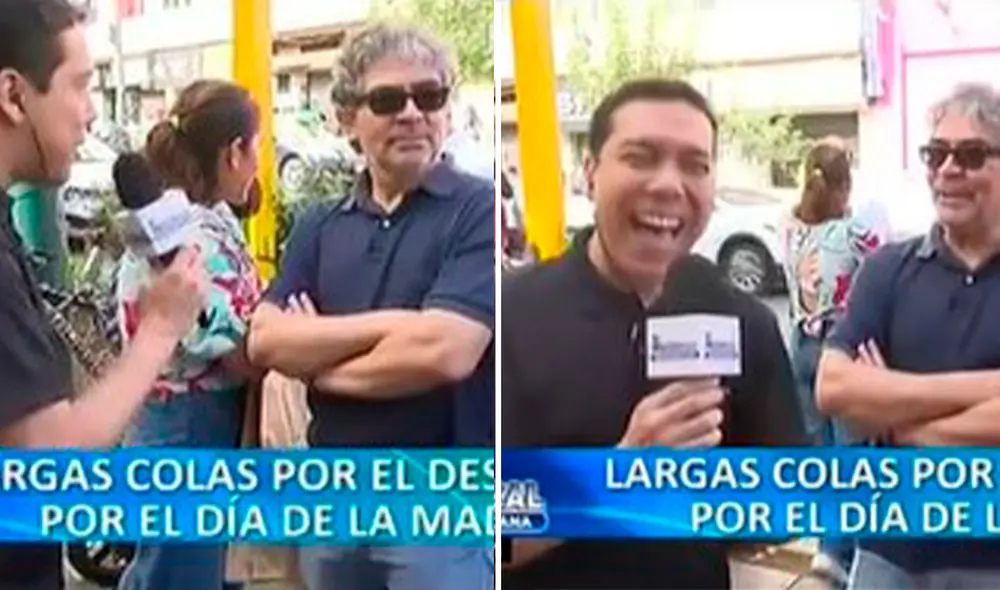 El señor no desperdició la oportunidad para responder singularmente al entrevistador. Foto: composición LR/captura/@charliescientia/TikTok