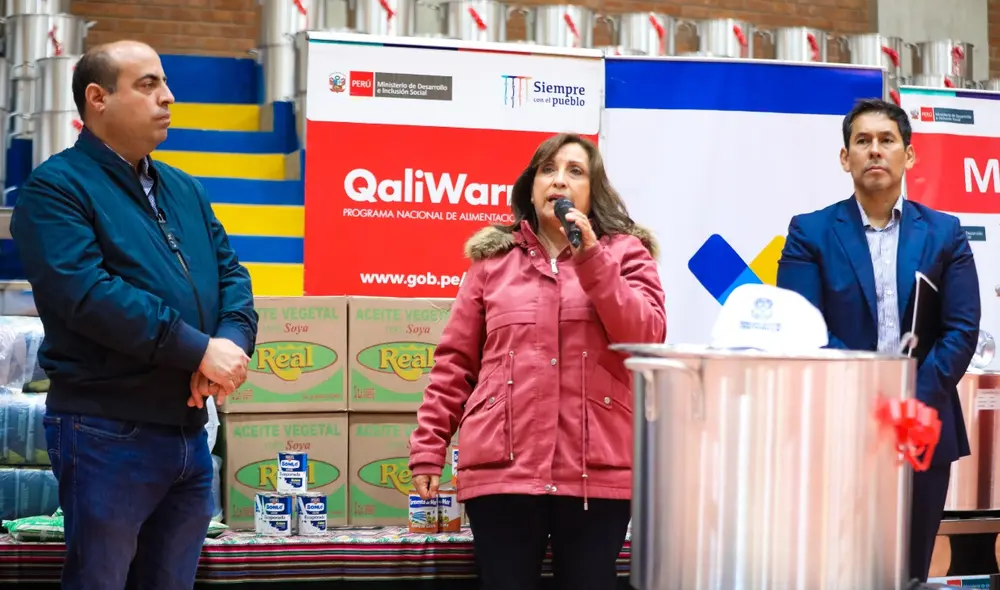 Boluarte fue ministra de Desarrollo e Inclusión Social en casi todo el periodo de Pedro Castillo. Foto: Midis