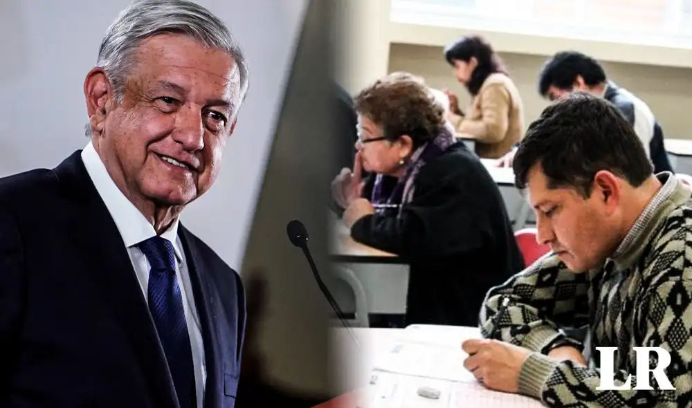 AMLO recibirá a una comisión de 300 maestros en Palacio Nacional por el Día del Maestro. Foto: composición LR / El Financiero / W Radio AMLO recibirá a una comisión de 300 maestros en Palacio Nacional por el Día del Maestro. Foto: composición LR / El Financiero / W Radio