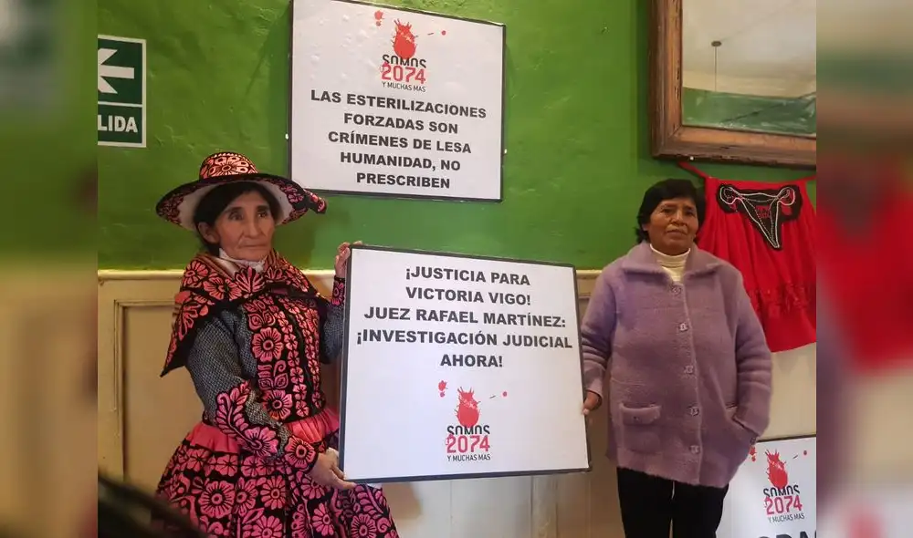 Las víctimas de esterilizaciones consideran que tienen el respaldo de entidades internaciones. Foto: Luis Álvarez/La República