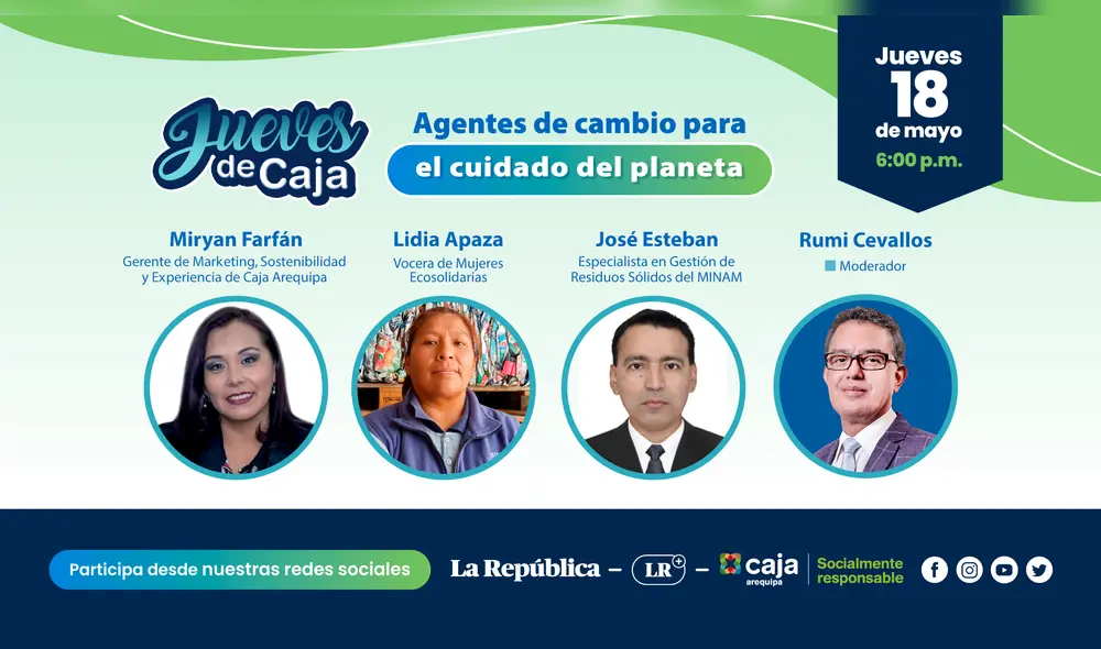 El evento se realizará el 18 de mayo. Foto: Composición/La República El evento se realizará el 18 de mayo. Foto: Composición/La República