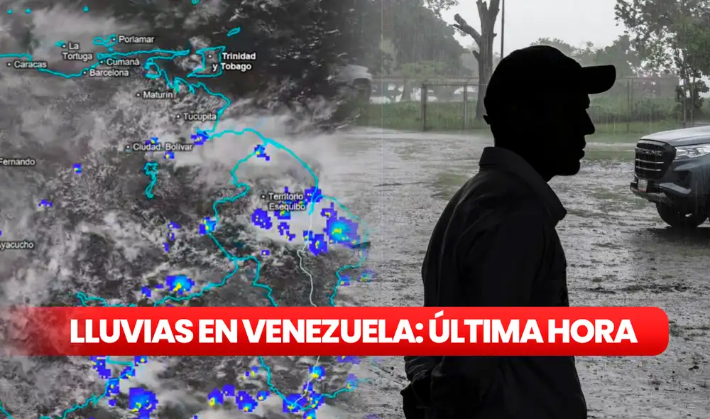 El Inameh informa sobre los más recientes pronósticos de lluvias en Venezuela. Foto: composición LR/Inameh/AFP