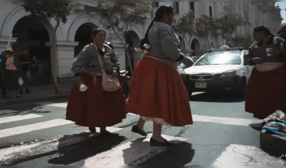 Mujeres aimaras en protestas contra presidenta Boluarte.  Foto: captura de Vice News
