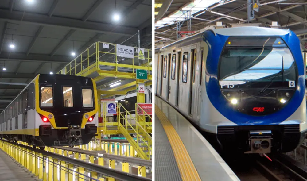 El Metro de Lima beneficiará a millones de peruanos tras culminar con la construcción de la Línea 2.  Foto: composición LR/Andina/Urbanrail