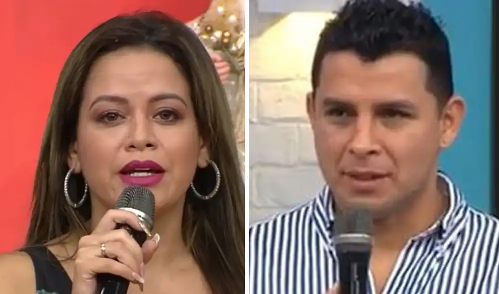 Flor Polo tilda de malagradecido a Néstor Villanueva. Foto: composición LR/captura de América Televisión Flor Polo tilda de malagradecido a Néstor Villanueva. Foto: composición LR/captura de América Televisión