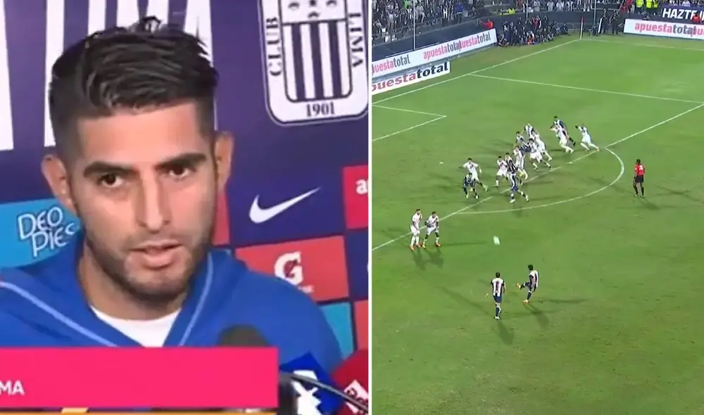 Carlos Zambrano habló sobre la jugada previo al 2-1 ante Municipal. Foto: composición LR/captura Movistar Deportes/Liga 1 Max