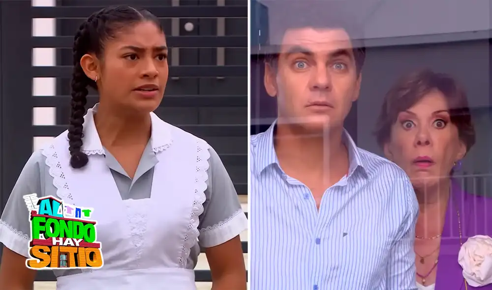 July anuncia huelga en "Al fondo hay sitio". Foto: composición LR/capturas de América TV July anuncia huelga en "Al fondo hay sitio". Foto: composición LR/capturas de América TV