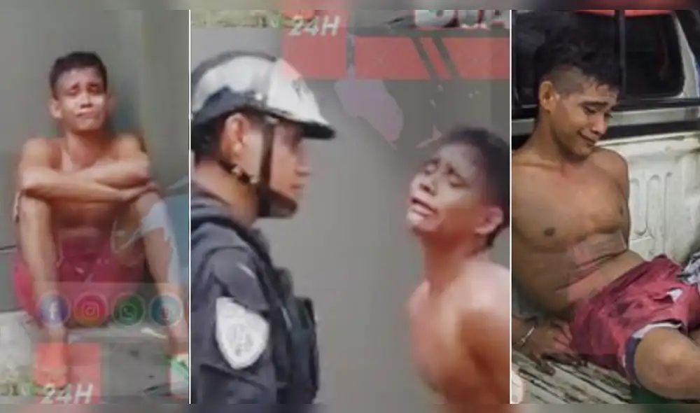 Ladrón fue descubierto en su intento de robo. Foto: Diario Iquitos. Ladrón fue descubierto en su intento de robo. Foto: Diario Iquitos.