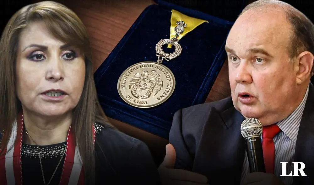 Medalla de Lima otorgada a Patricia Benavides fue “por su trabajo y compromiso con la democracia”, dicen en la Municipalidad de Lima. Foto: composición de Jazmín Ceras/La República Medalla de Lima otorgada a Patricia Benavides fue “por su trabajo y compromiso con la democracia”, dicen en la Municipalidad de Lima. Foto: composición de Jazmín Ceras/La República