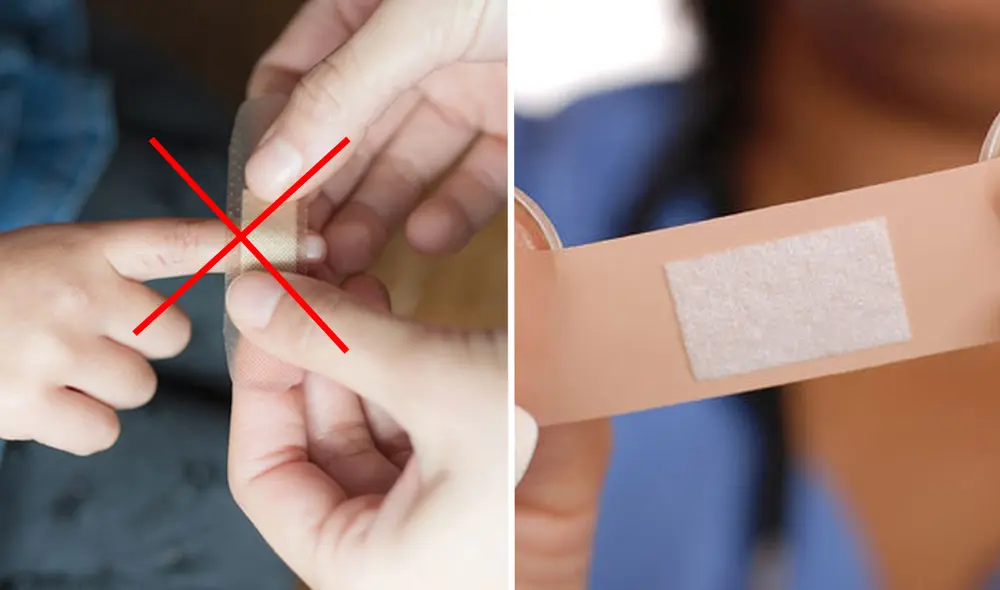 Las curitas no pueden emplearse en todas las heridas. Foto: composición LR/Rockandpop Las curitas no pueden emplearse en todas las heridas. Foto: composición LR/Rockandpop